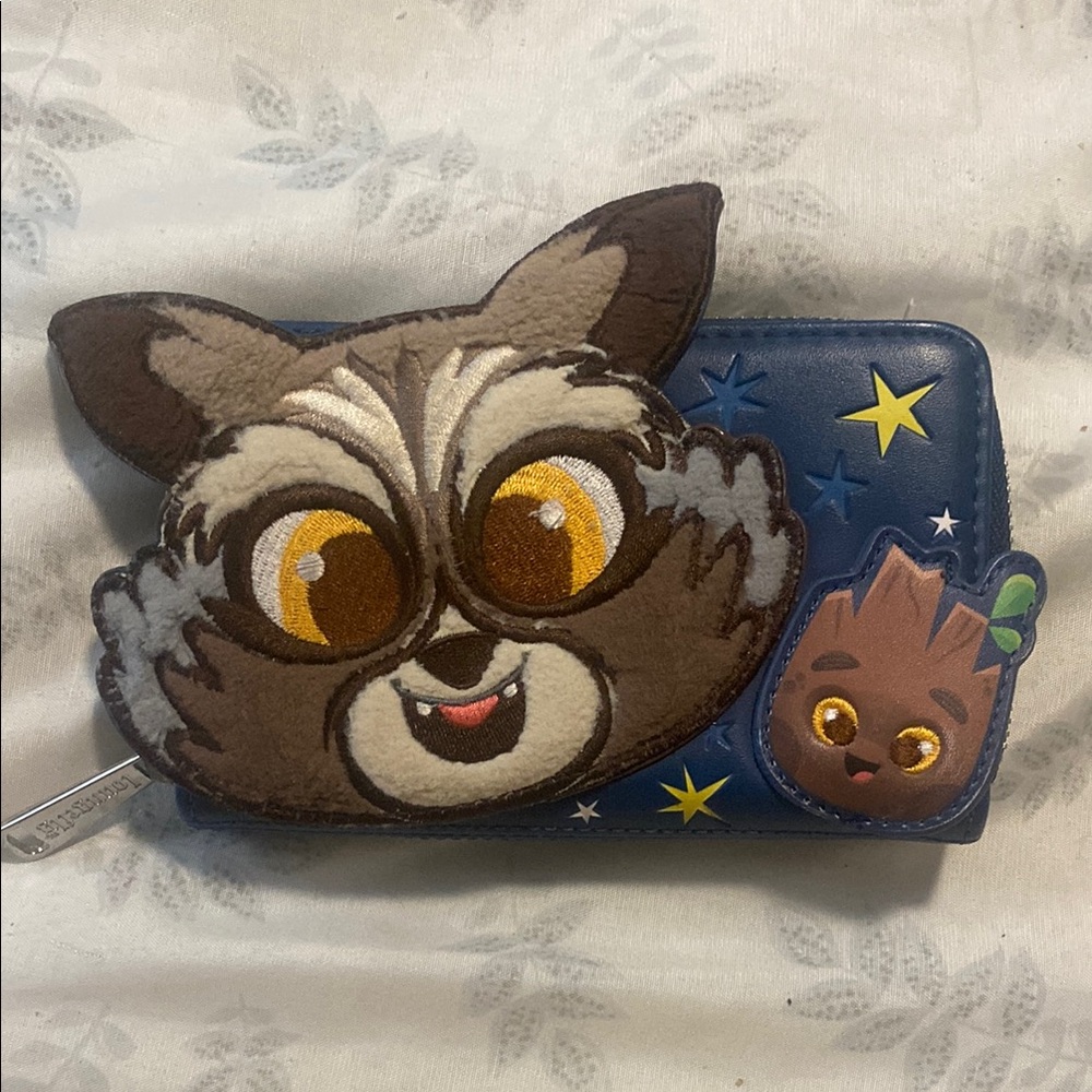 Loungefly SDCC Rocket and Groot Limited Edition Zip-Around Wallet